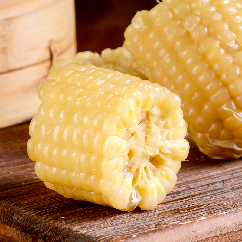 天地粮人 甄制有机白糯玉米220g*10支 2.2kg/组高清大图