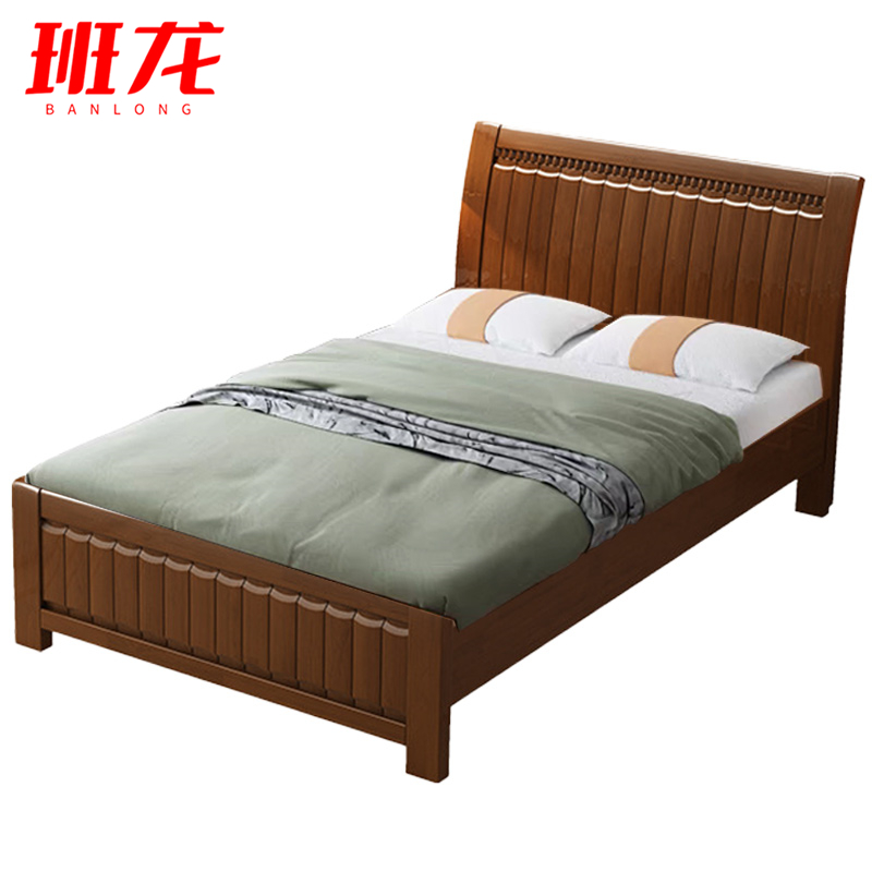 班龙单人床101*206cm+床垫套高清大图