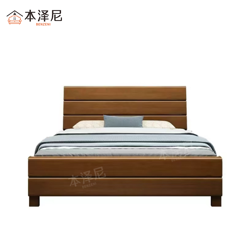 本泽尼 床 实木床 HTN-C1298 1200*2000*980mm 张