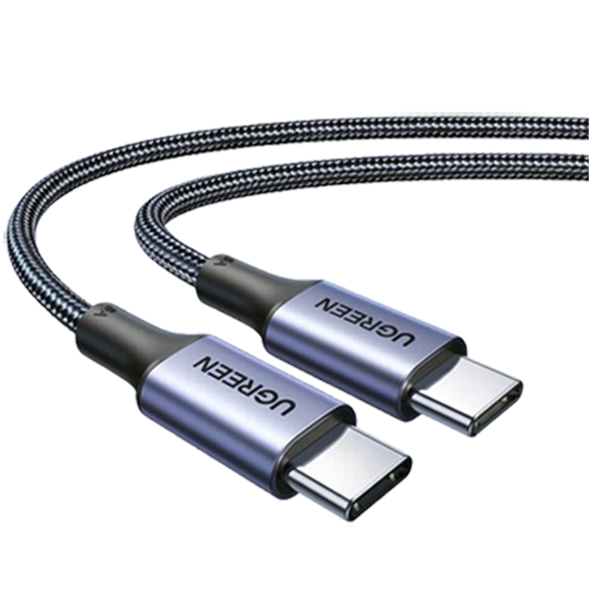 绿联(UGREEN)Type-C数据线双头PD100W快充ctoc车载充电线适用iPhone16/华为/1.5m