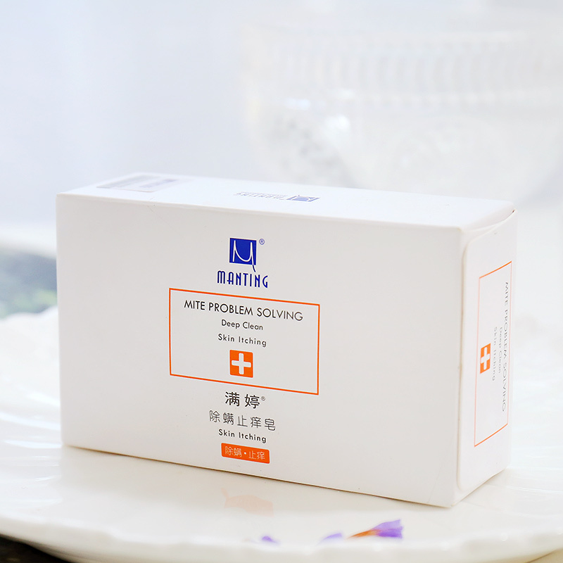 满婷(MANTING)除螨止痒皂108g*3块(除螨皂香皂去螨虫洁面皂螨婷沐浴皂肥皂)