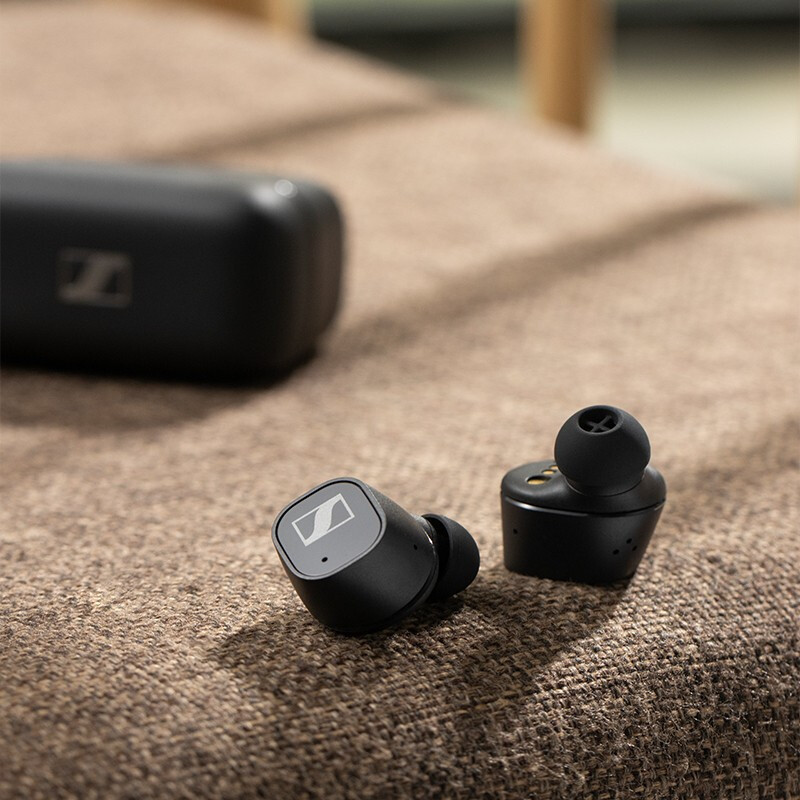 sennheiser森海塞尔新品真无线cxplustwcxtw主动降噪蓝牙耳机黑色