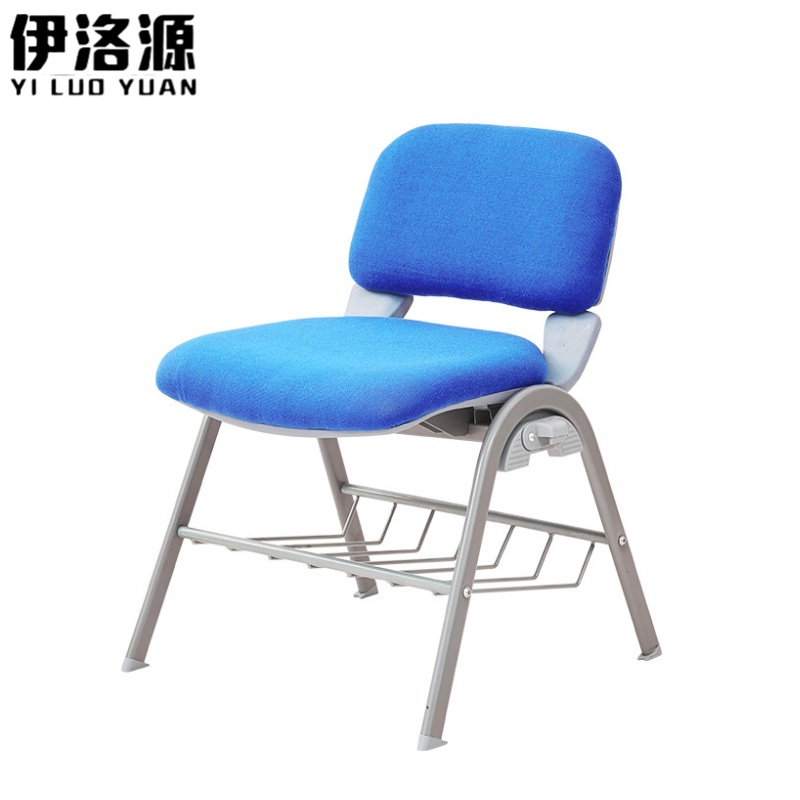 伊洛源培训椅职员椅 蓝色 把高清大图