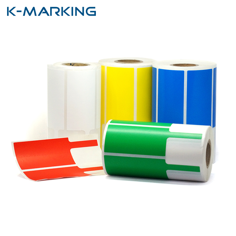 开玛(K-MARKING) K0039 白色线缆标签 64mm*32mm+35mm 500片/卷