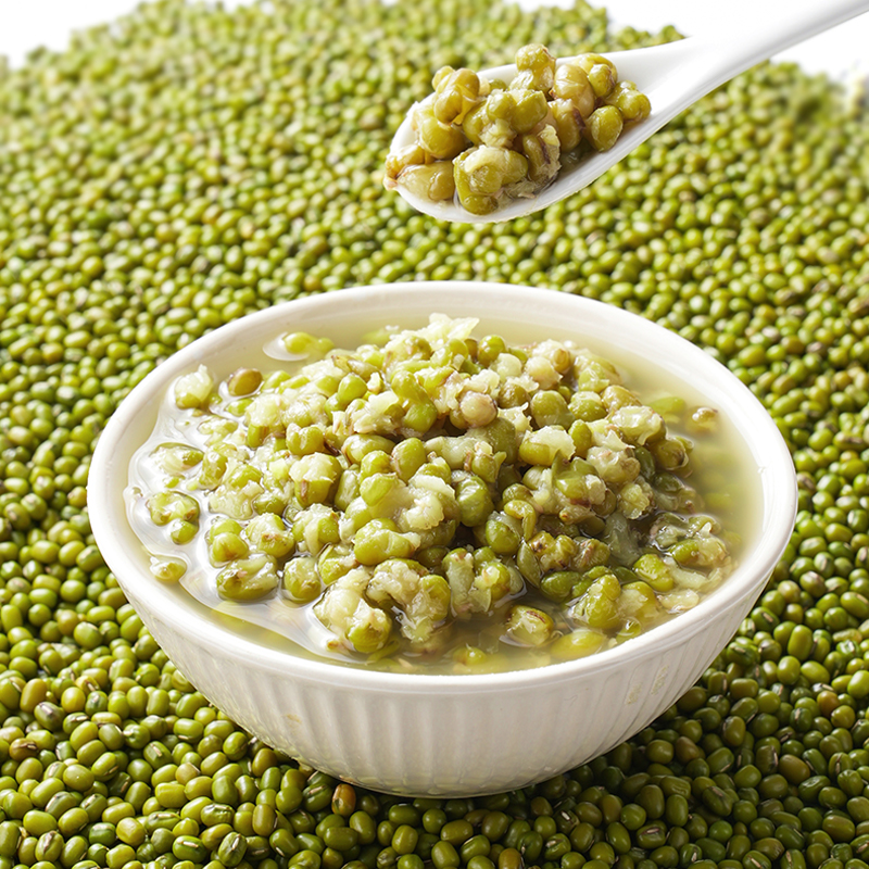燕之坊送清凉夏日福利组合绿豆红豆意米百合（500g*3袋+90g*1罐）高清大图