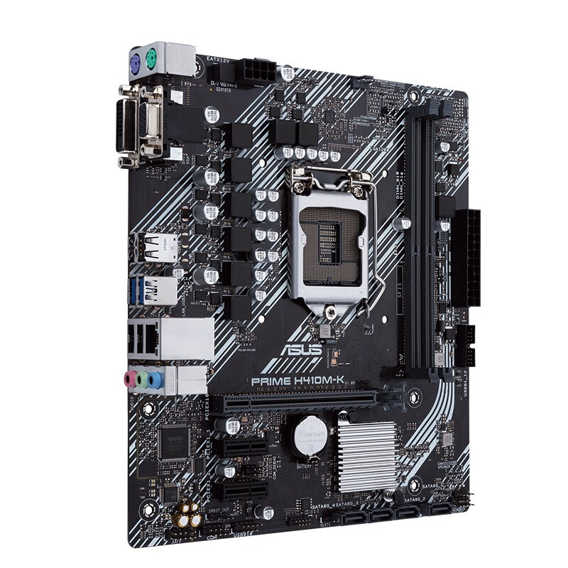 华硕（ASUS）PRIME H410M-K主板 搭i3-10100主板CPU套装