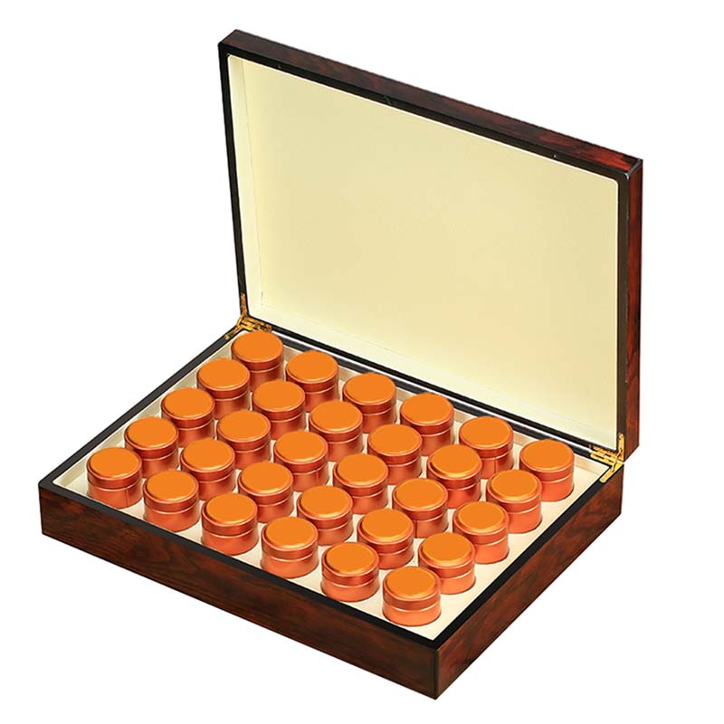 源御露(Yuan Yu Lu)金骏眉茶叶新茶浓香型正宗武夷红茶高档乌檀木礼盒装送礼节日礼400克