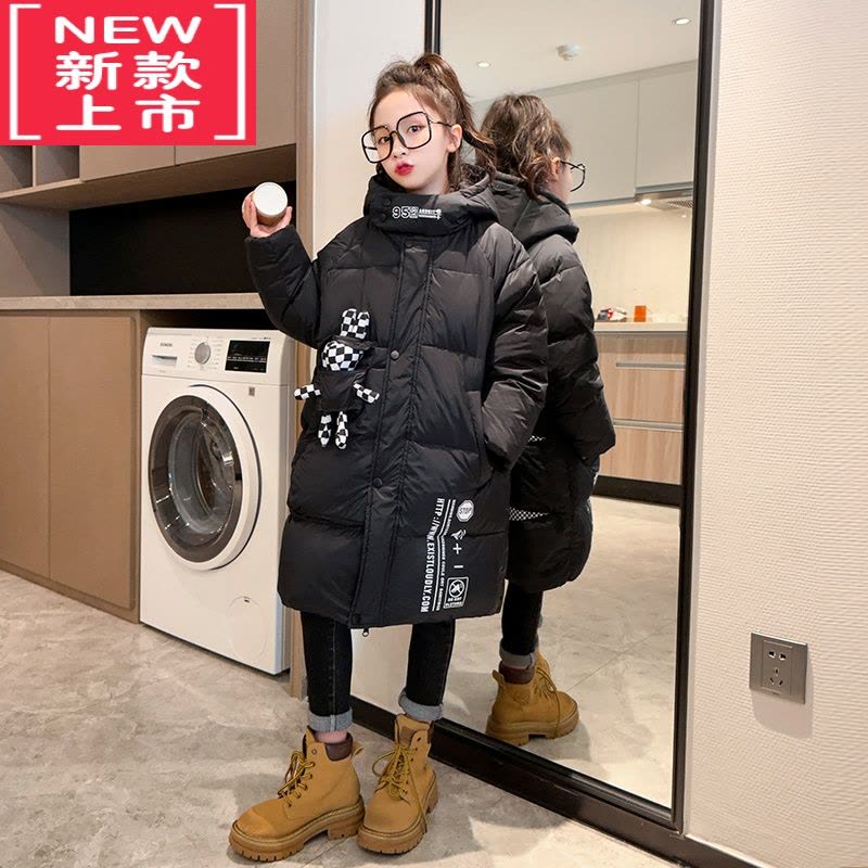 可莉允女童棉服冬装2022新款洋气儿童装冬季外套棉袄中大童羽绒加厚棉衣图片