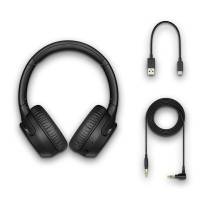 索尼（SONY）WH-XB700 重低音无线耳机 头戴式 蓝牙立体声 黑色