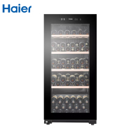 海尔(Haier) JC-220(BD) 220升 恒温红酒柜 葡萄酒储藏立式冰柜 家用冷柜冰吧 饮料冷藏展示柜 侧开门