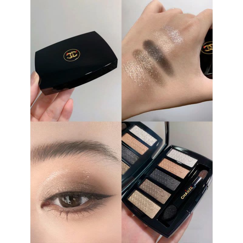 香奈儿(CHANEL)2023圣诞限定Lumiere Graphic5色奢华眼影盘 4.5g图片