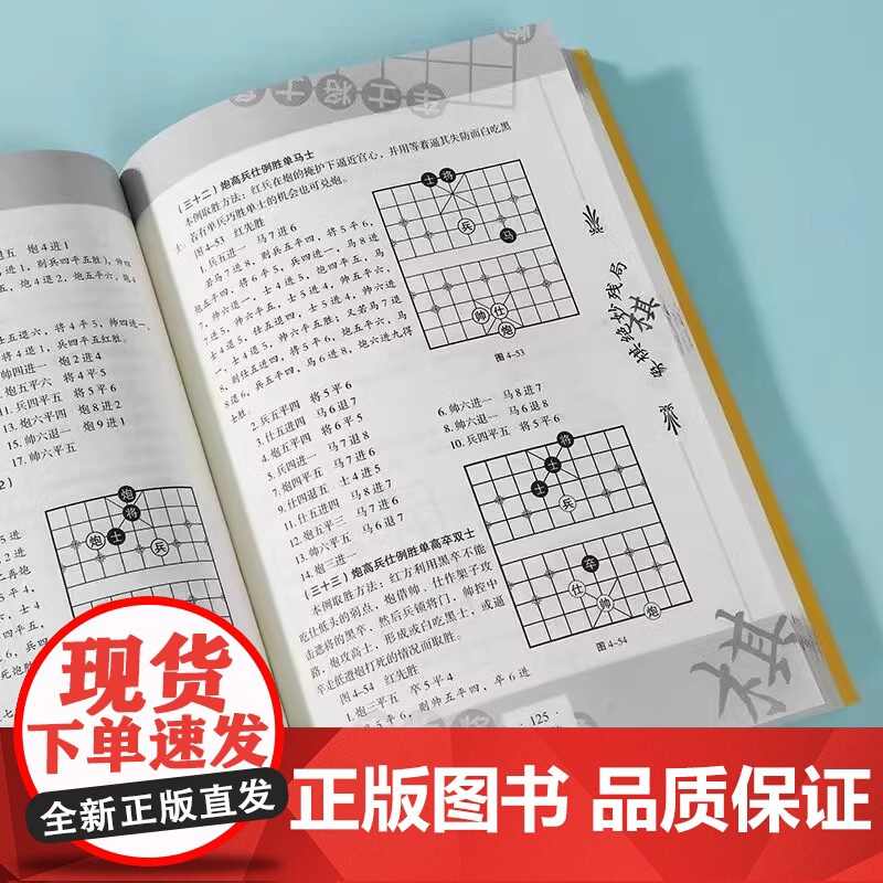 象棋系列-象棋绝妙残局 象棋杀招入门书 棋牌经典技巧提高基础大全 象棋教程实战博弈象棋江湖残局破解中国象棋书籍大全儿童小高清大图
