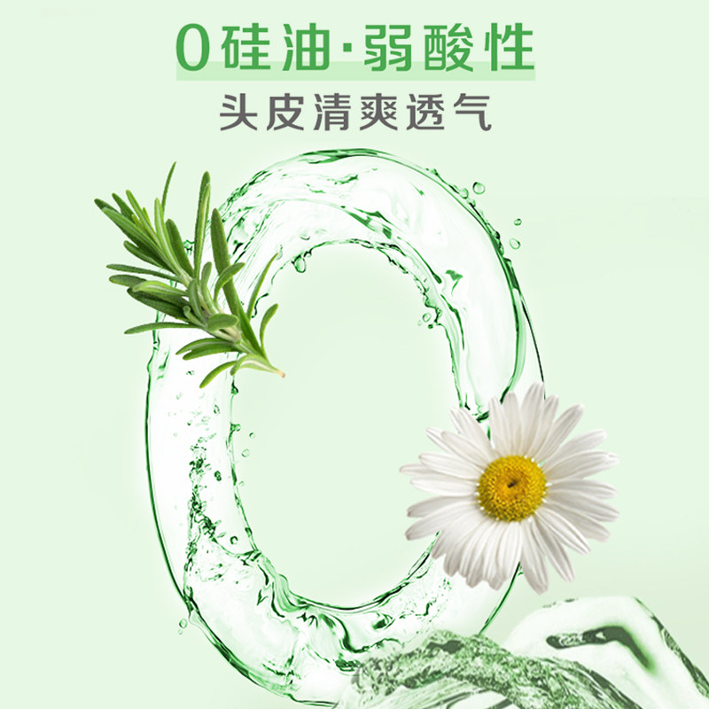 惠润洗护组合(绿野芳香)220ml*2清爽控油蓬松无硅油保湿护发洗护套装高清大图