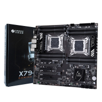 华南金牌x79-16D双路主板cpu套装2011 e5 游戏工作室设计渲染多开至强