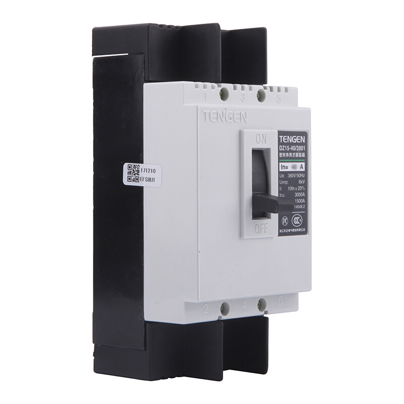 天正电气 DZ15-40 3KA 热磁式 32A 3P 手动 固定式 380V 01040030041 塑壳断路器
