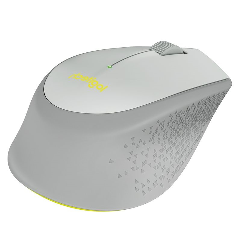 罗技 M280 无线鼠标USB nano接收器 2.4GHz 灰色 M280(个)