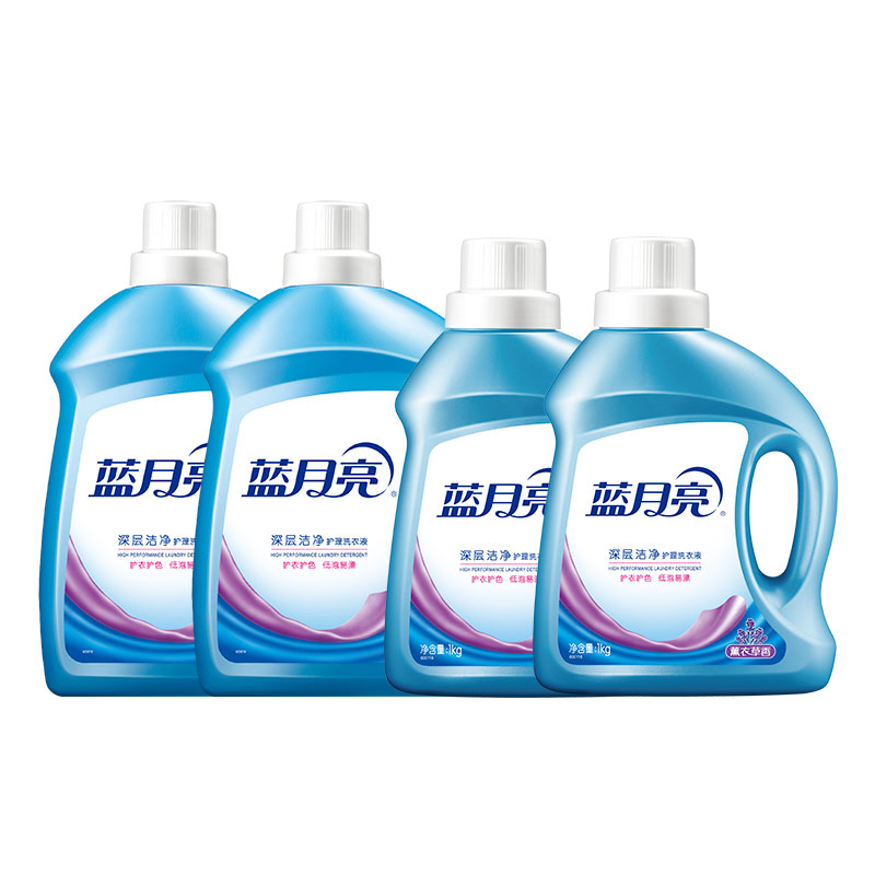 蓝月亮-薰衣草洁净洗衣液3kg*2+薰衣草洁净洗衣液1kg*2