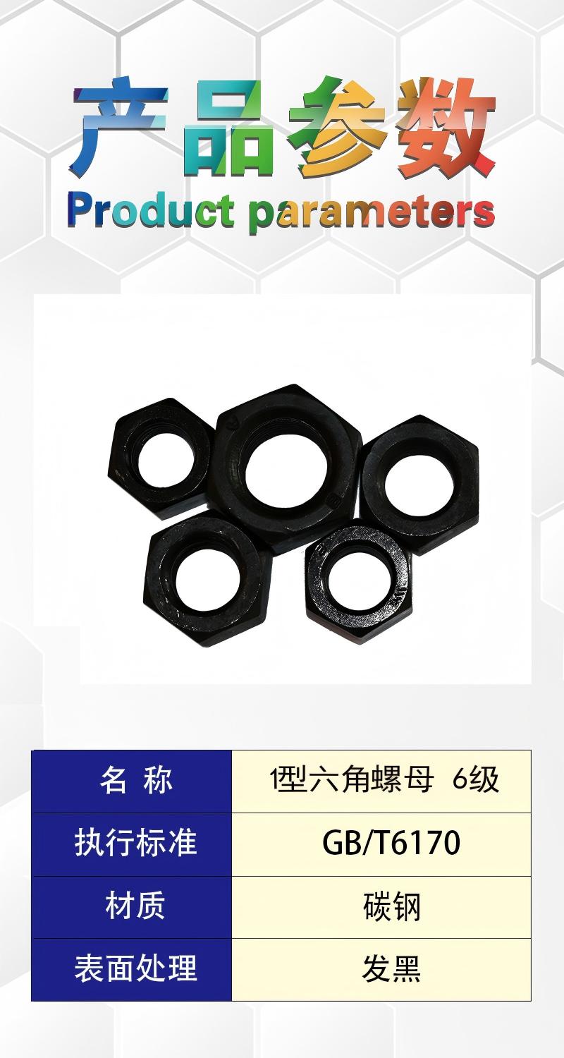 昕星 1型六角螺母 6级 M20高清大图