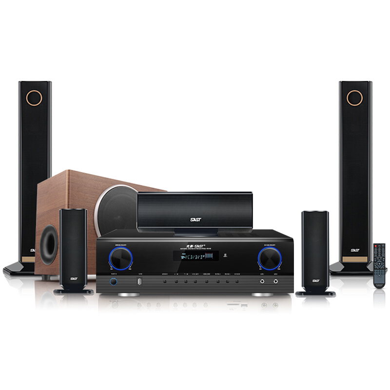 先科sasta2551声道套装家庭影院家庭ktv音响套装家用音响卡拉ok