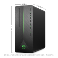 惠普(HP)光影精灵5代790-071rcn台式机游戏电竞高性能电脑主机(Intel i5-9400F 8G 1TB+256GB GTX1660Ti/黑)