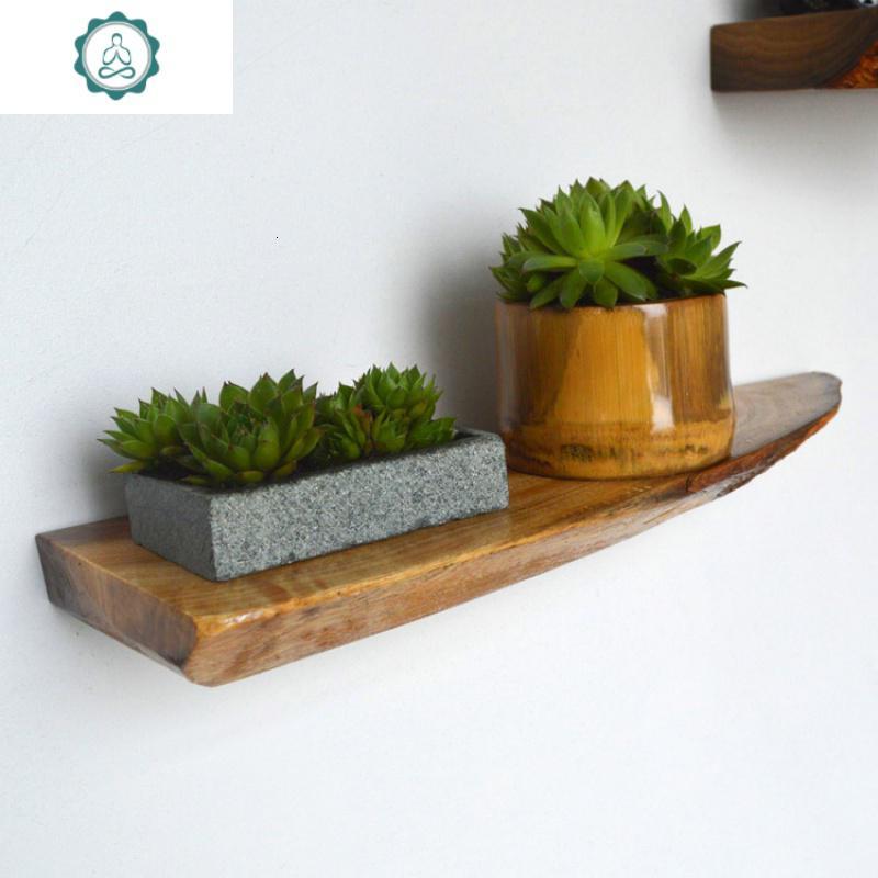 墙上置物架一字隔板墙壁书架实木搁板客厅电视架饰品架