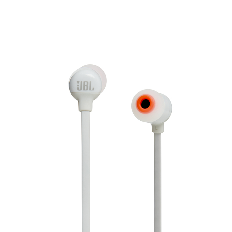 JBL T110BT 入耳式无线蓝牙耳机 运动跑步耳塞 白色 [保税仓发货]