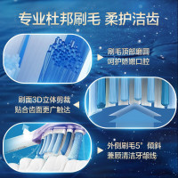 飞利浦(PHILIPS)电动牙刷刷头 智臻护龈洁净亮白 3支组合装 HX9073/67 白色 适配钻石7系、9系