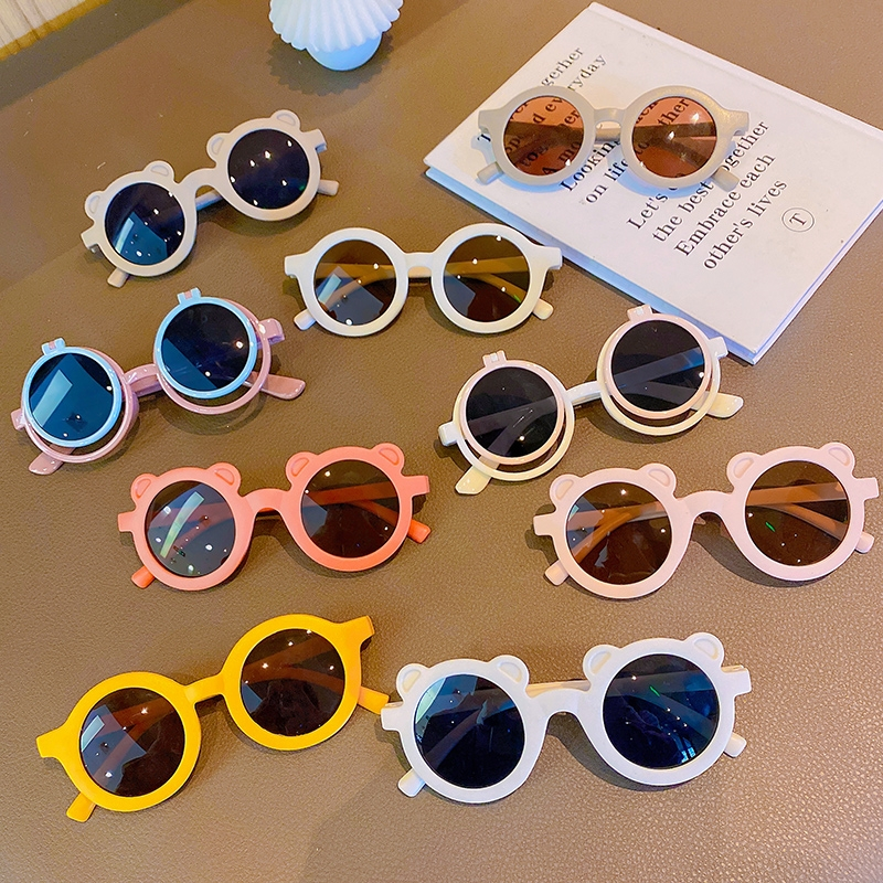 妖怪儿童眼镜太阳镜时尚男童女童墨镜宝宝可爱卡通防晒遮阳镜