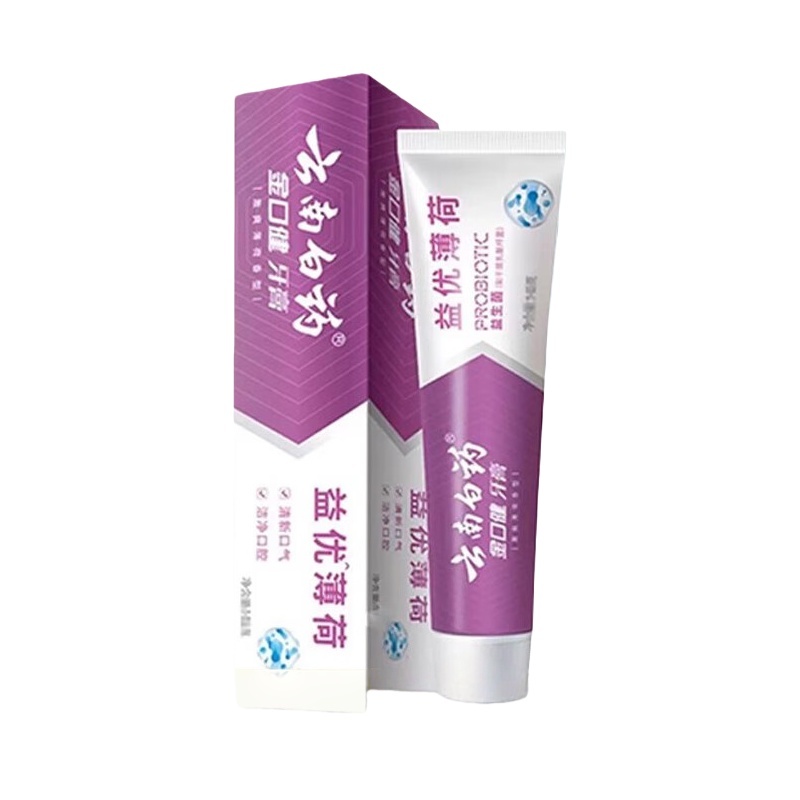 云南白药金口健益优牙膏清新激爽薄荷105g