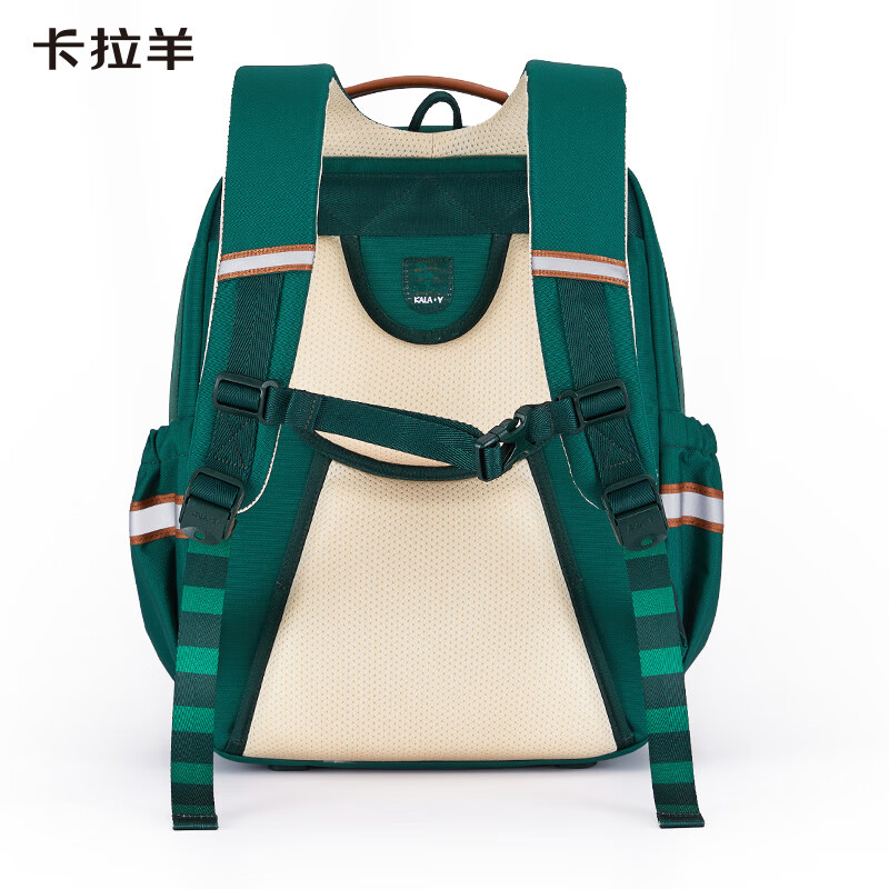 KALA·Y 小学生云朵书包轻便减负防下坠双肩包大容量背包 CX2720 墨绿 20L 1个高清大图