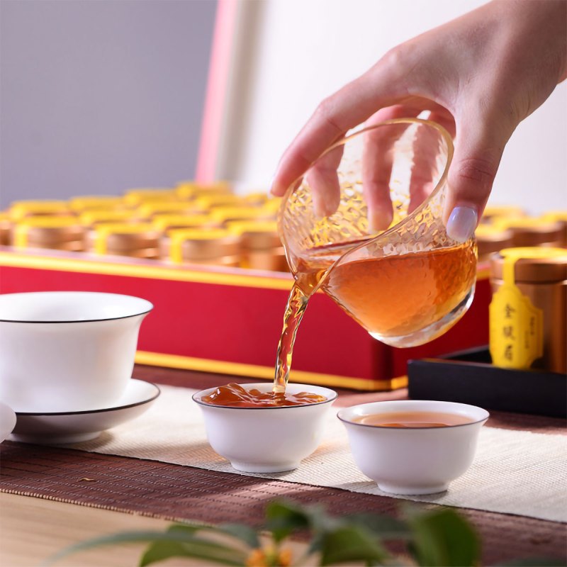 源御露(Yuan Yu Lu)金骏眉浓香型红茶三金边名扬天下高档礼盒装蜜香型 茶叶300g