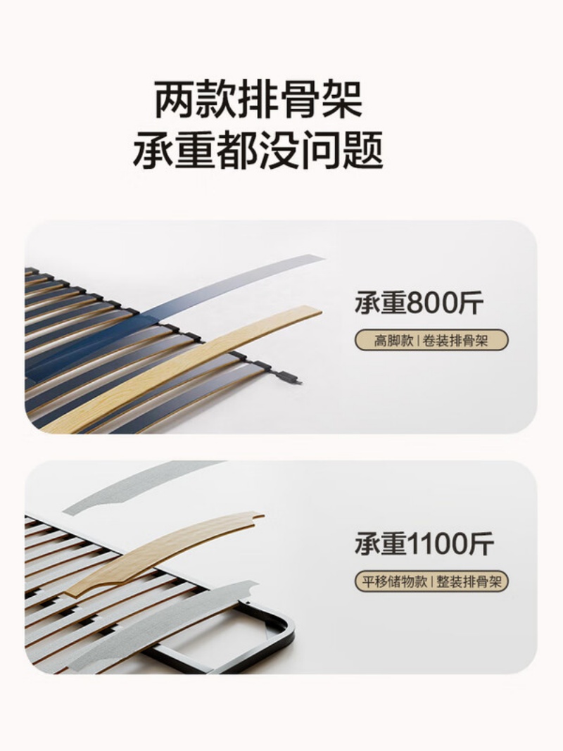 喜临门 - 云图pro 进口头层牛皮软包床头双人大床主次卧婚床现代简约高清大图