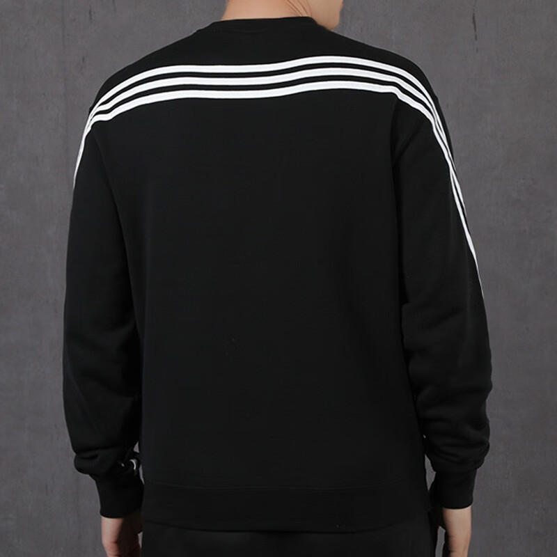 阿迪达斯(adidas)三叶草新款男装运动宽松舒适卫衣圆领套头衫 FM1522