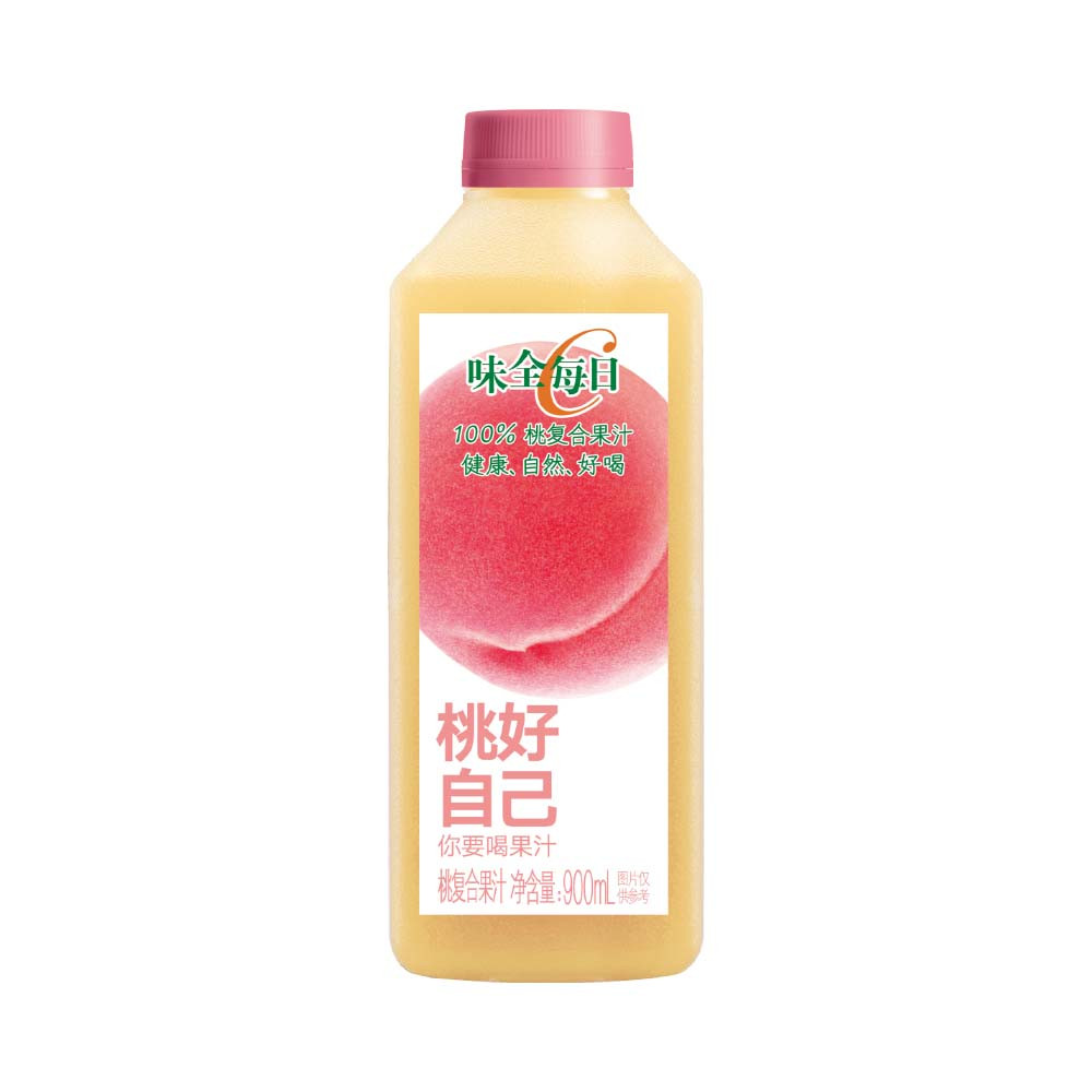 味全每日c100桃汁900ml