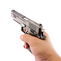 1:2.05 P226玩具金属模型 合金模 军迷军事收藏礼品 可拆卸 可抛壳 不可发射 SIGSAUERP226枪色