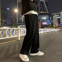 浅色牛仔裤男潮流夏季宽松薄款直筒九分裤港风青少年水洗中腰裤子 X14 黑色 M [建议95-110斤]