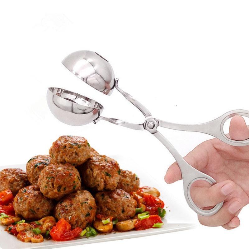 不锈钢肉丸子制作器氽丸模具厨房神器家用做丸子的工具肉丸夹小号
