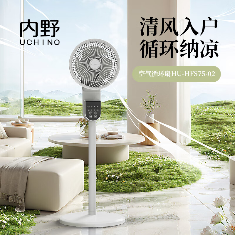 内野(UCHINO)空气循环扇 HU-HFS75-02