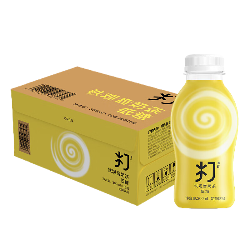 农夫山泉 打奶茶 铁观音奶茶 300ml*15瓶