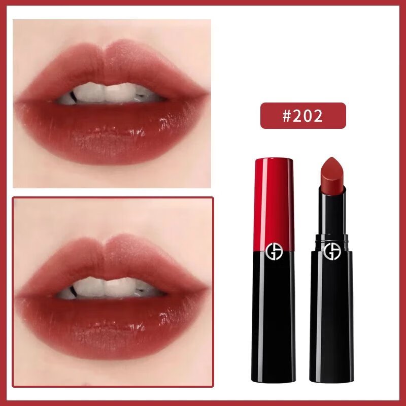 阿玛尼armani权力口红110豆沙裸棕温柔气质显白提升气色成膜不易沾杯