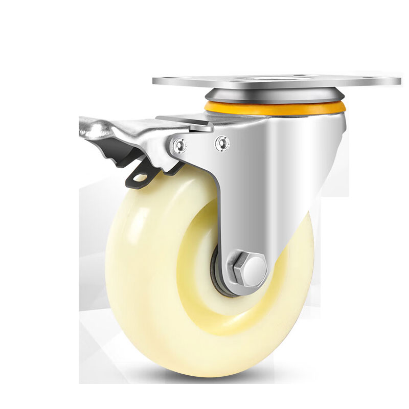 鑫睿辉 尼龙刹车轮 4寸 个高清大图