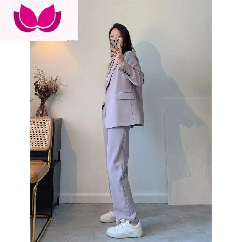 七斓西装外套女气质2023年春装新款韩版宽松时尚休闲西服套装职业正装