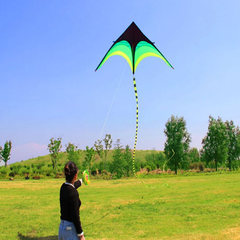 闪电客风筝草原风筝线轮儿童成人长尾巴微风易飞大型新款