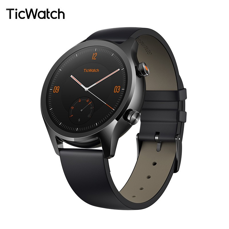 ticwatchc2经典系列北斗三星定位24小时心率nfc支付智能通知户外运动