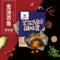 辣妹子 金汤活鱼酱料包150g 酸辣爽口活鱼酱汁调味料底料