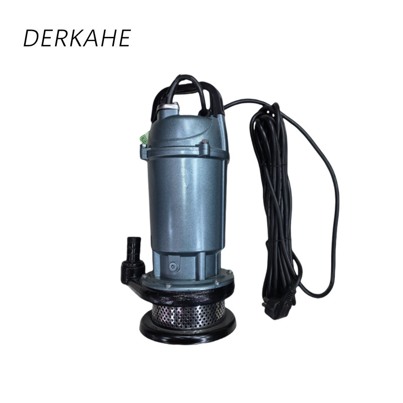 DERKAHE QDX-A铝壳小型潜水电泵 QDX1.5-25-0.55A 台高清大图