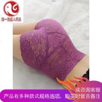 情趣蕾丝内裤女高腰收腹塑身透明底裤头透气全棉裆女士薄加肥