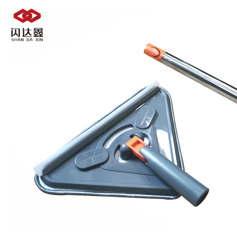 闪达鑫 多用途多角度灵活旋转可伸缩三角拖把 21*21*26CM 127cm /个高清大图
