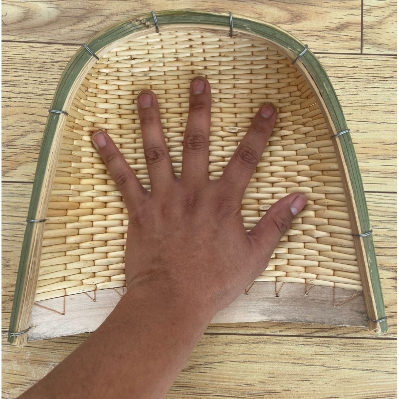 竹编簸箕阿斯卡利ascari农家编织筲箕无孔筛子柳编簸箕家用大号藤编