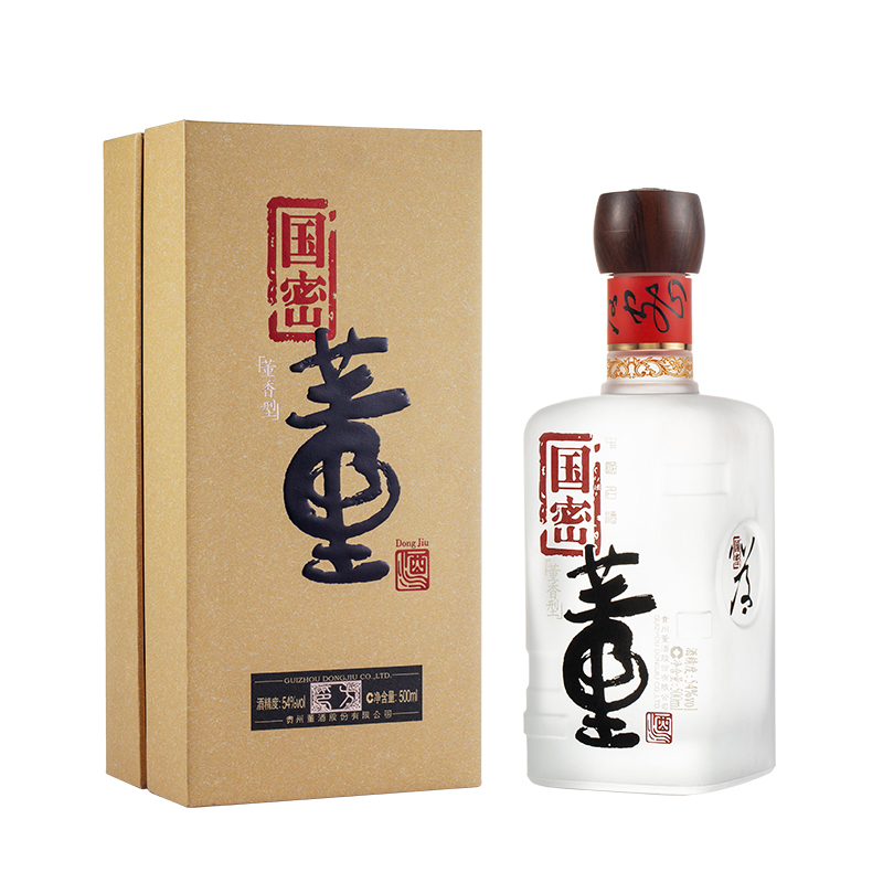 董酒国密方印54度500ml 单瓶装董香型白酒